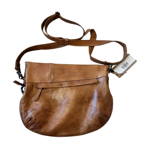BED STU Tahiti Crossbody Leather Purse in Tan Rustic NWT - Picture 2 of 8